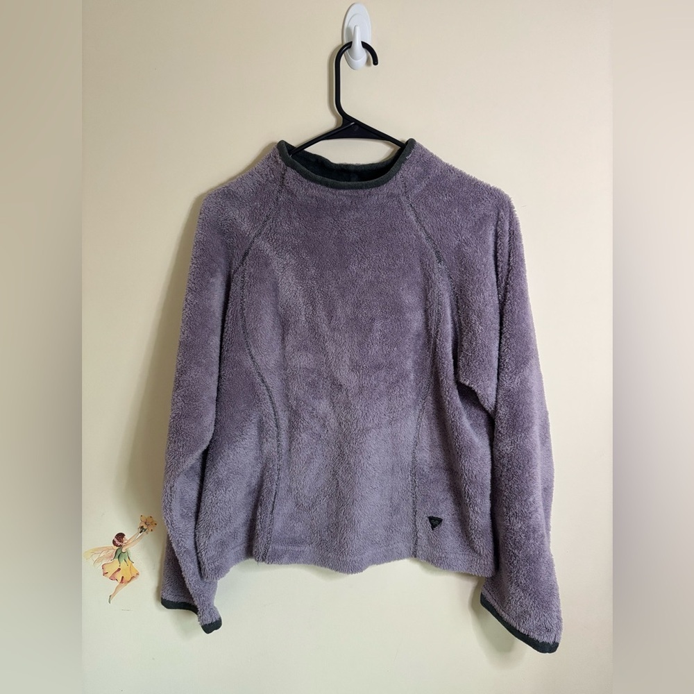 Wooly Bully Sweater Size M Lavender/ Purple Teddy